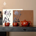 Zhu Ni Purple Clay Xishi Teapot Tea Set - AlinTree