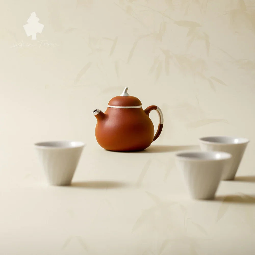 Purple Clay Teapot Outdoor Portable Tea Set – Drawer Carrying Box - AlinTree