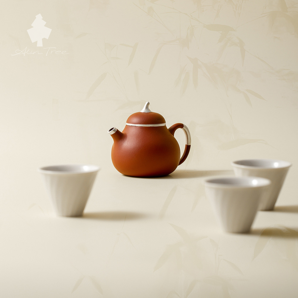 Purple Clay Teapot Outdoor Portable Tea Set – Drawer Carrying Box