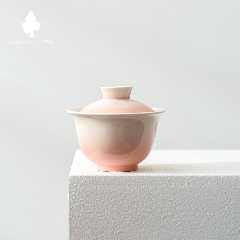 Gradient Wood Ash Glaze Outdoor Travel Gongfu Tea Set