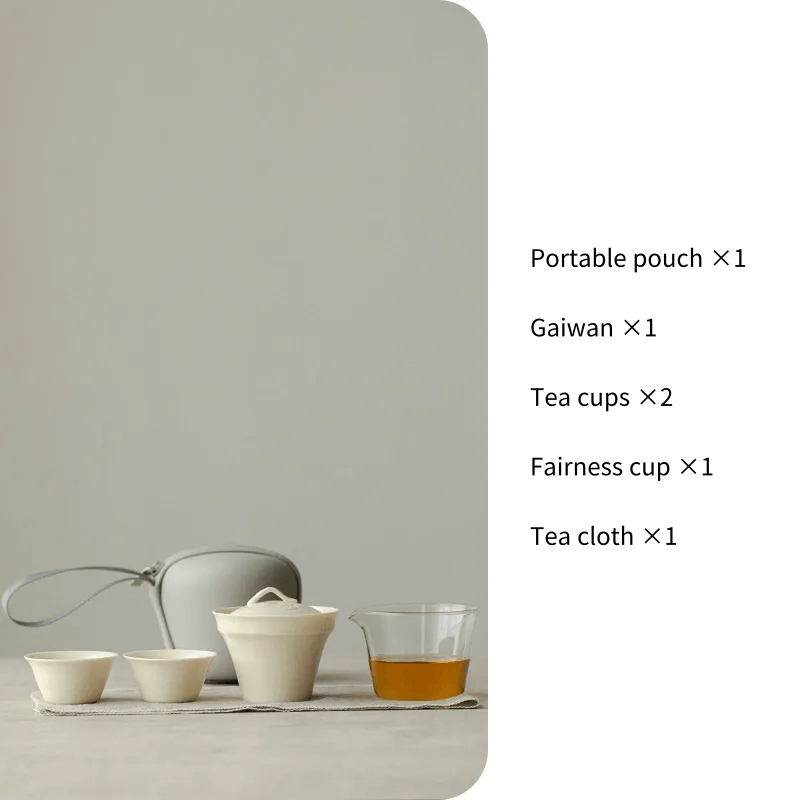 Junzi Bamboo Travel Tea Set