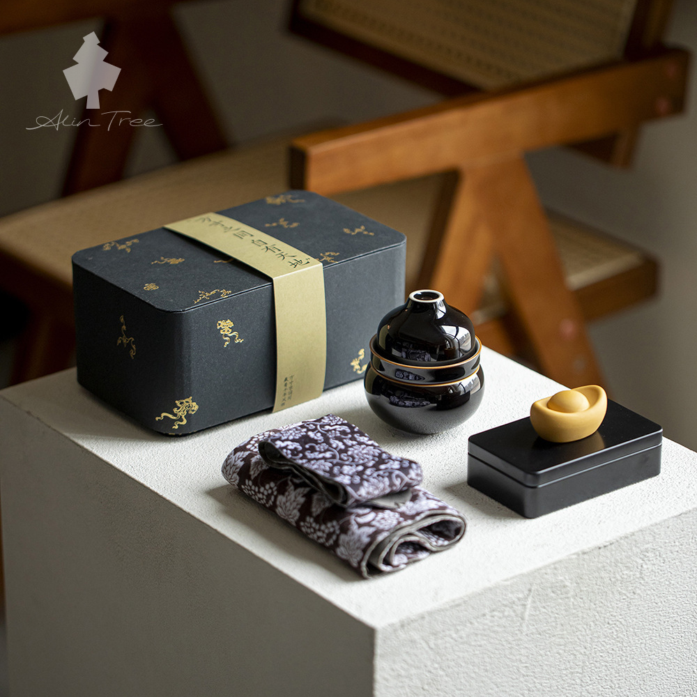 Gourd-Shaped Travel Tea Set