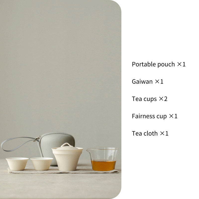 Junzi Bamboo Travel Tea Set