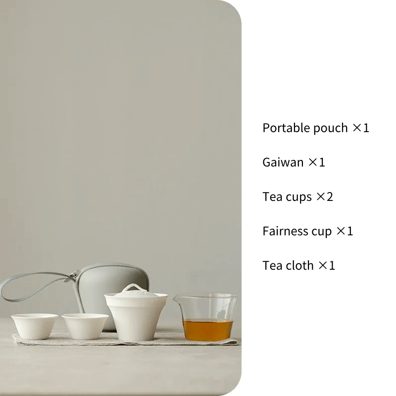 Junzi Bamboo Travel Tea Set