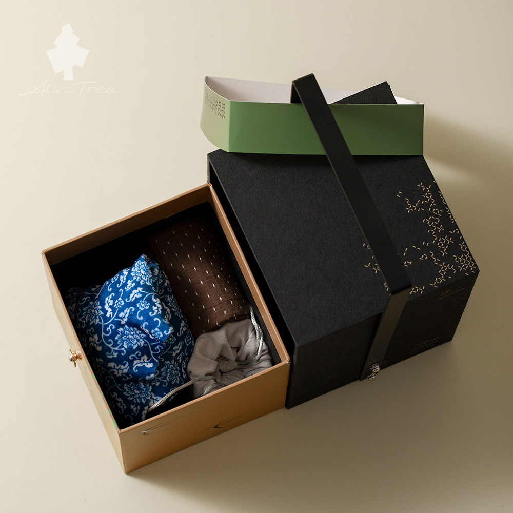 Purple Clay Teapot Outdoor Portable Tea Set – Drawer Carrying Box