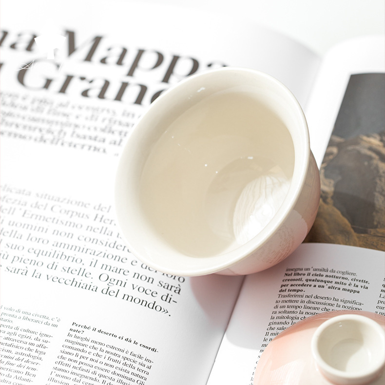 Gradient Wood Ash Glaze Outdoor Travel Gongfu Tea Set